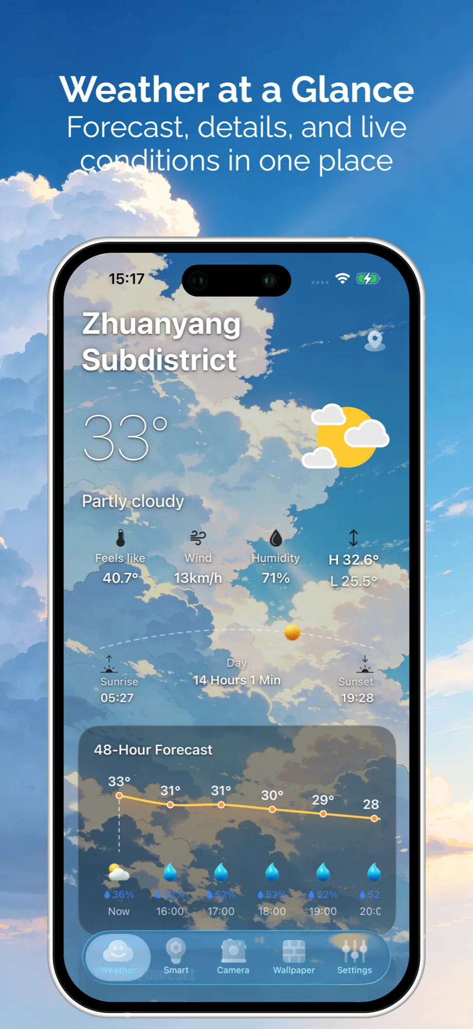 WeatherMind screenshot 1